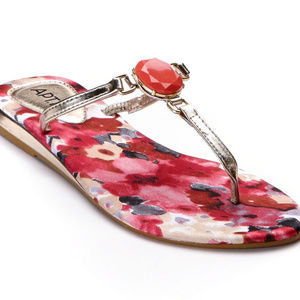 APT. 9 Jeweled Floral Flip Flop Sandals New Tags